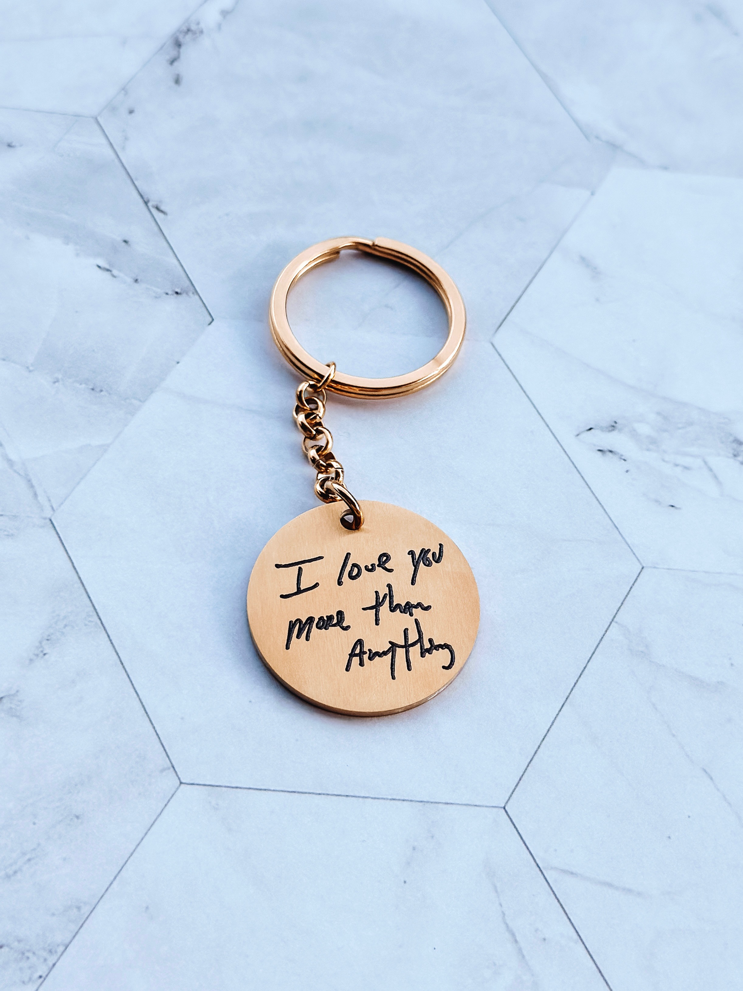 Handwriting Keepsake Keychain
