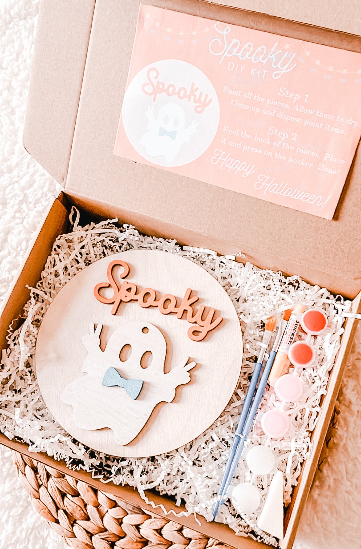 Spooky Girl or Boy Ghost DIY Sign Kit