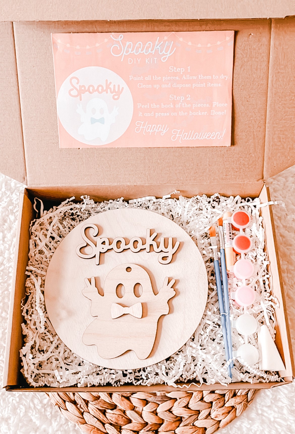 Spooky Girl or Boy Ghost DIY Sign Kit