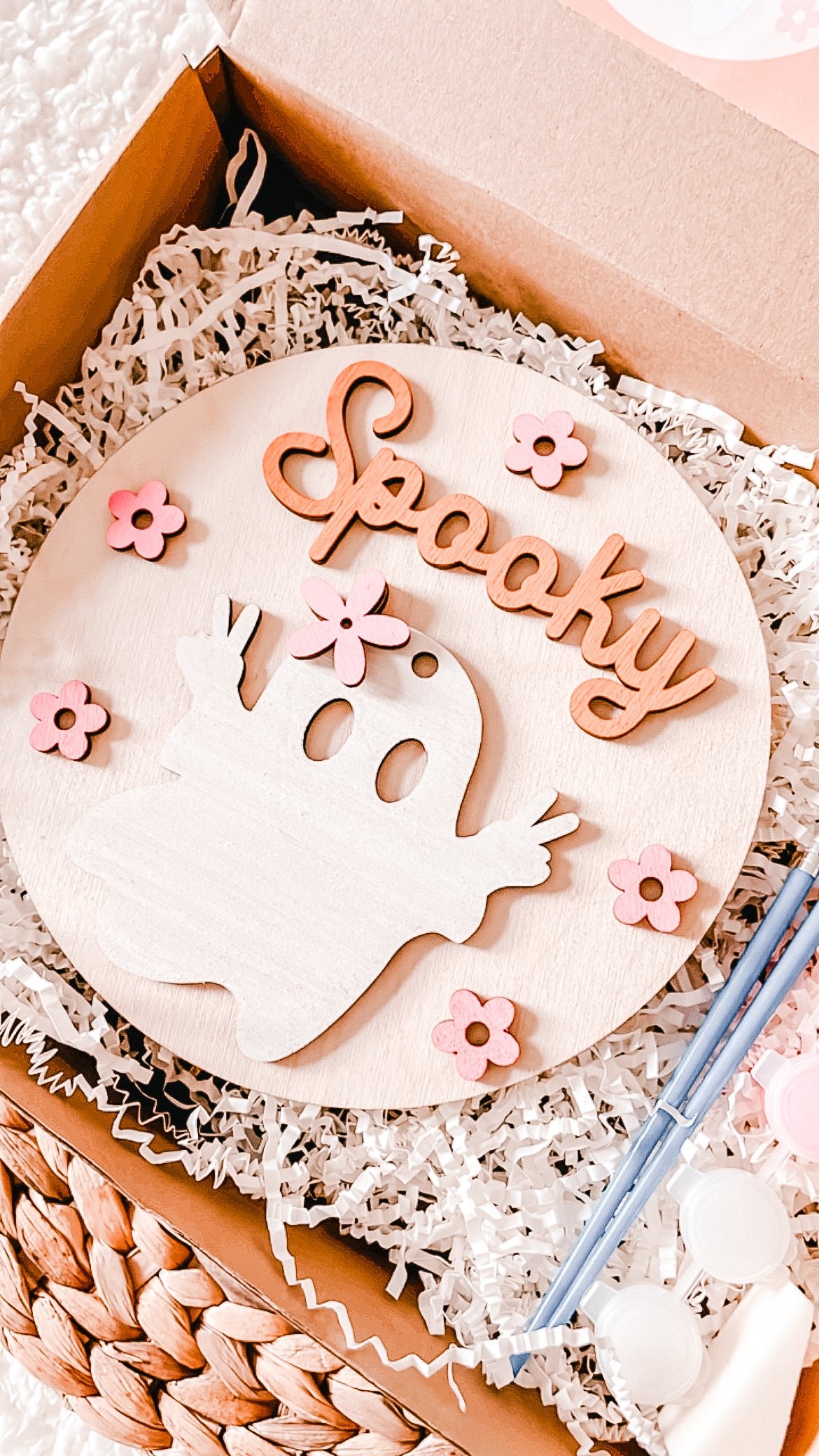 Spooky Girl or Boy Ghost DIY Sign Kit
