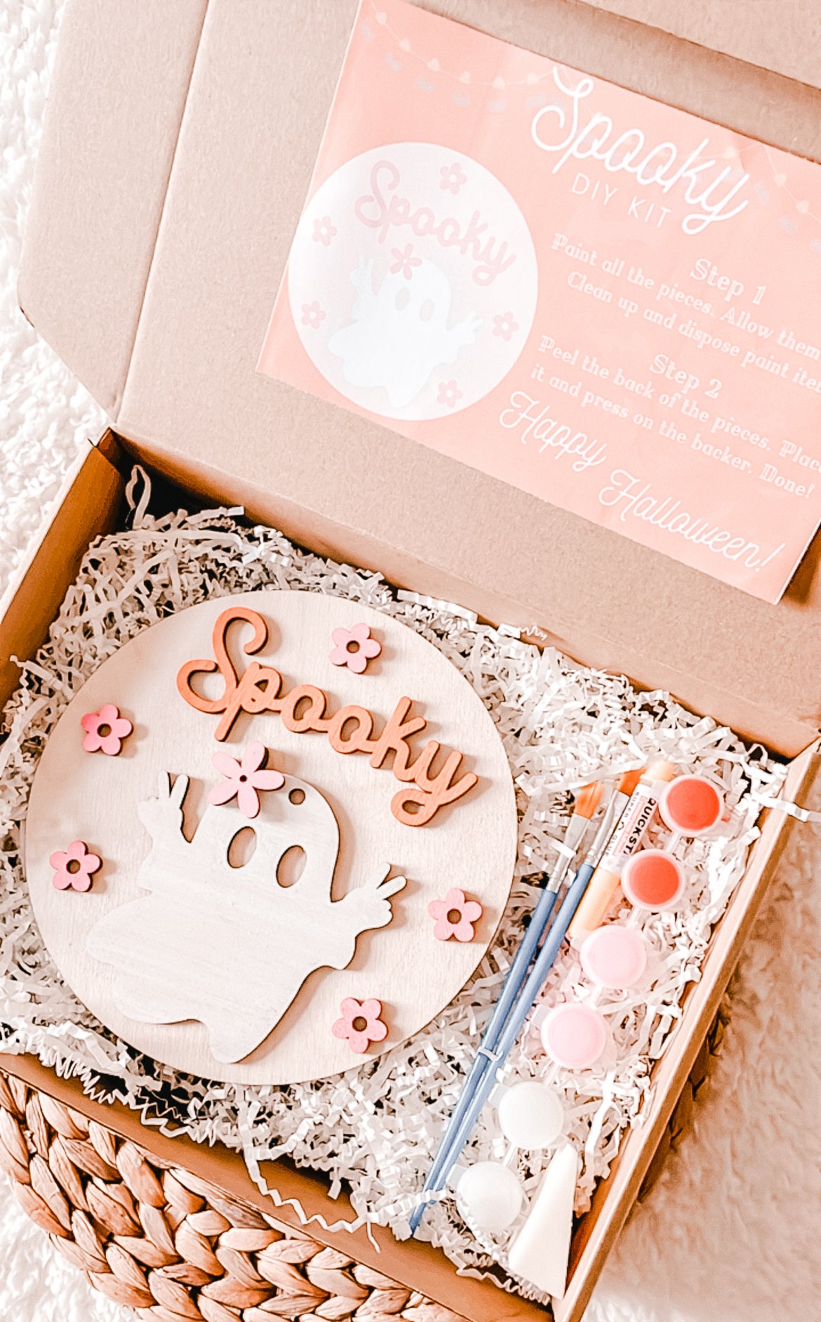 Spooky Girl or Boy Ghost DIY Sign Kit